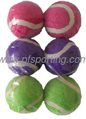 China 2inch pet toy tennis ball with custom logo printed supplier