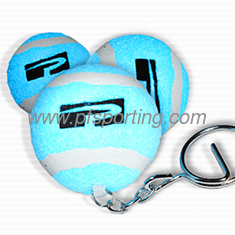 China 1.5'' promotional Tennis Ball Key chain supplier