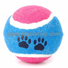 China Eco-friendly rubber toy tennis ball for pet games supplier