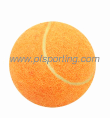 China orange  tennis ball for pet supplier