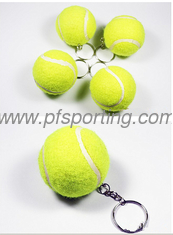 China 1.5'' Tennis ball keychain supplier