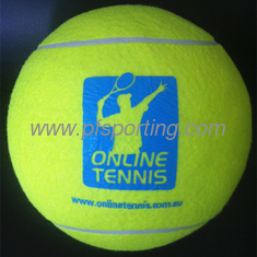 China 9.5'' Inflatable jumbo toy Tennis Ball,yellow big ball supplier