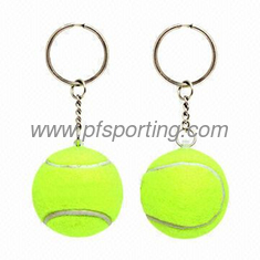 China promotional tennis ball with keychain 1.5'' supplier