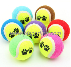 China HARD DOG PUPPY PET TENNIS CHEW PLAY BALLS TOYS SHOOT THROW TOUGH FETCH NEW supplier
