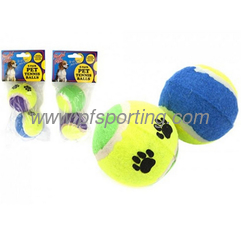 China Pack Of 2 Dog Tennis Balls - Pet 2pc Puppy Animal Pet Toys Fun Durable supplier