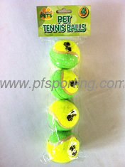 China pet tennis balls supplier