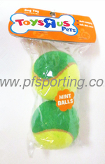 China Toys R'Us Pets Tuff Mint Tennis Balls 2 pack 2.5 Dog Toy supplier