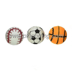 China 3 Piece Sport Tennis Ball Value Pack in Mesh Rope Dog Toys supplier