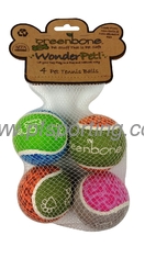 China Tennis Ball Toys, 2.5-Inch, 4-Pack supplier