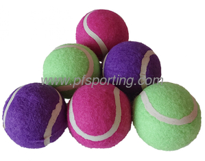 China 6pcs colored tenns balls supplier