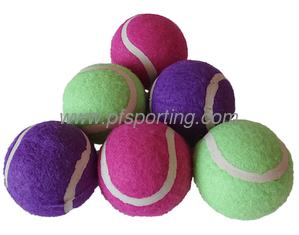 China Purple Pet Squeaky Tennis Ball with Squeaker Tennis Ball Dog Toy supplier