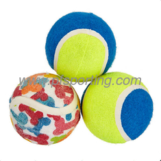 China dog toy gun tennis ball throw for pet playing 2.5inch 3 pack supplier
