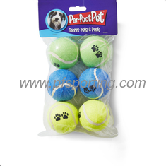 China dog toy tennis balls supplier