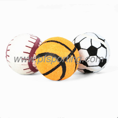 China outdoor 6.3cm rubber soft fetch toy tennis ball pet playing supplier