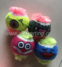 China New plush tennis ball toys supplier
