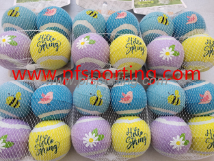China Manufacturers Cheapest OEM Professional Wholesale Interactive Pet Dog Rubber Tennis Ball Dog Toys supplier