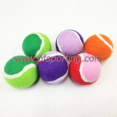 China Factory Price Customized Color Interactive Chew Rubber Custom Pet Tennis Balls,Pet Toy Ball supplier