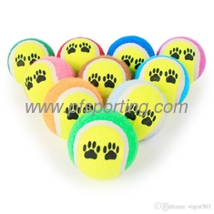 China wholesale pet training tennis ball toy 2.5inch supplier