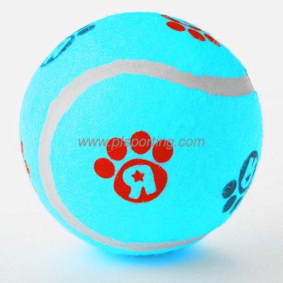 Inflatable rubbber tennis ball for dog training supplier