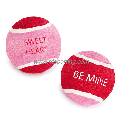 2.5inch promotional tennis ball with custom logo B grade supplier