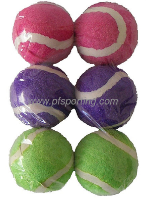 1.5inch mini colored pet toy tennis ball with custom logo printed supplier