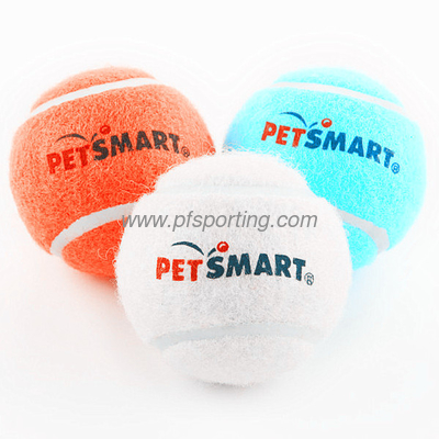 1.5inch mini colored pet toy tennis ball with custom logo printed supplier