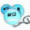 1.5'' promotional Tennis Ball Key chain supplier