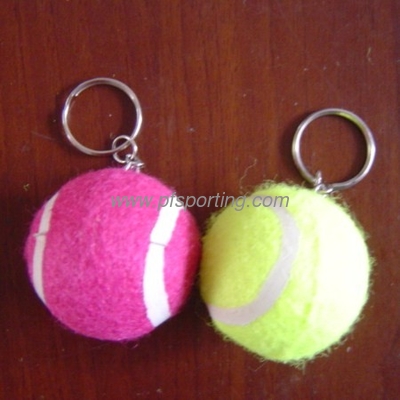 1.5'' promotional Tennis Ball Key chain supplier