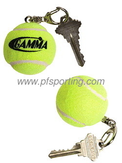 Yellow Tennis Ball Keychain supplier