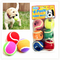 Eco-friendly rubber toy ball for pet playing supplier
