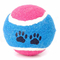 Eco-friendly rubber toy tennis ball for pet games supplier