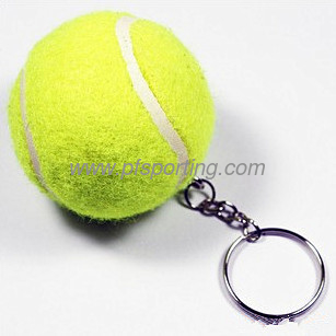 Promotional tennis ball keychain supplier