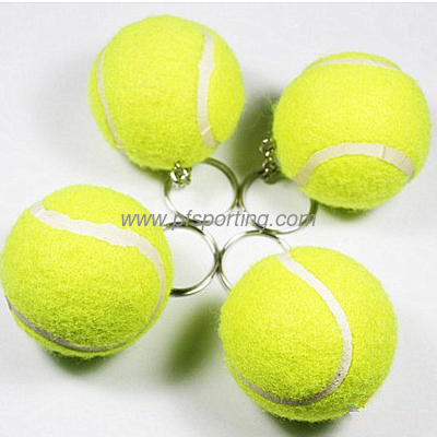 1.5'' Tennis ball keychain supplier