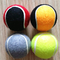 2.5'' dog chewing tennis ball with squeaker inside supplier