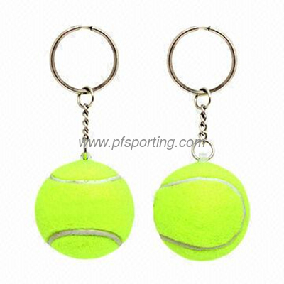 promotional tennis ball with keychain 1.5'' supplier