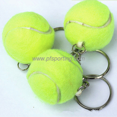 real tennis ball keychain supplier
