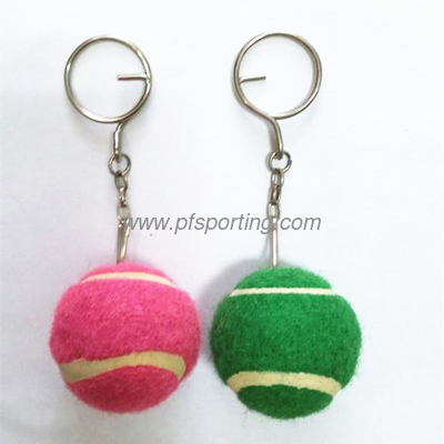 real tennis ball keychain supplier