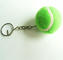 gren color tennis ball keychain 1.5'' supplier