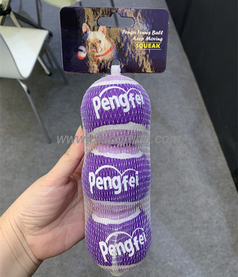 Squeaky Tennis Balls for Large or Small Dogs and Puppies - Dog Training Toys for Positive Reinforcement supplier