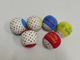 Dog Toy Naughty Nice Holiday Themed Tennis Balls Red Green 2.5&quot; Choose Quantity (2 pack) supplier