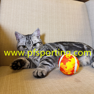 Custom logo 2.5&quot; Diameter Eco-Friendly Rubber Pet Tennis Balls For Dogs Exercise Training Balls Throwing Balls supplier
