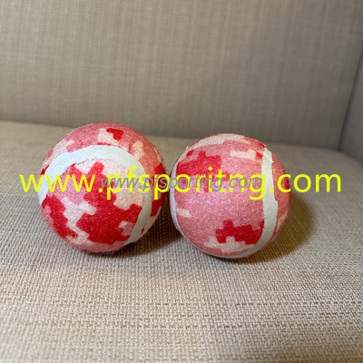 Factory Price Customized Color Rubber dog interactive chew toys pet tennis ball for training logo dog ball supplier