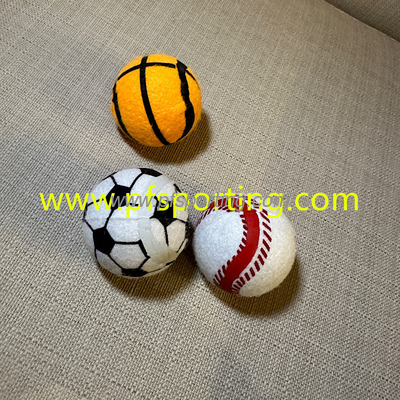Factory Customized Logo Printed Rubber Tennis Ball Eco-friendly Material Dog Training Toys Balls Interactive Pet Toy Bal supplier