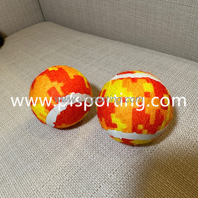 Factory Price Customized Color Rubber dog interactive chew toys pet tennis ball for training logo dog ball supplier