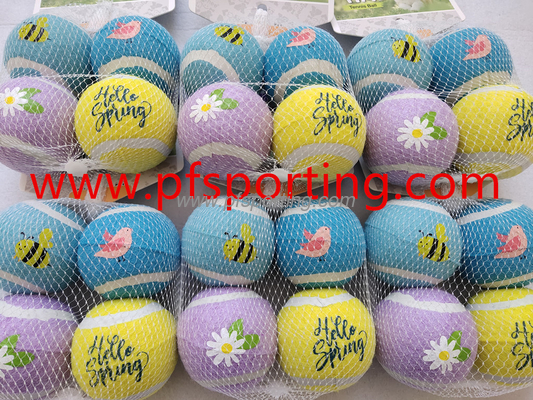 Manufacturers Cheapest OEM Professional Wholesale Interactive Pet Dog Rubber Tennis Ball Dog Toys supplier