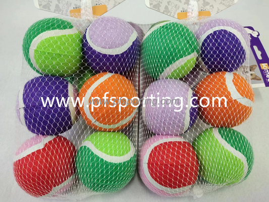 Factory Price Customized Color Interactive Chew Rubber Custom Pet Tennis Balls,Pet Toy Ball supplier