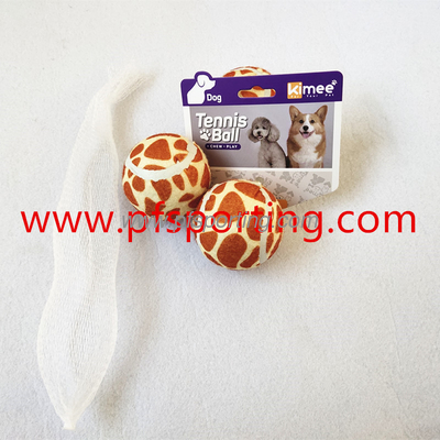 Eco-Friendly Rubber Pet Training Toy Tennis Balls for Dogs Pet Safe Dog Toys for Exercise Training supplier