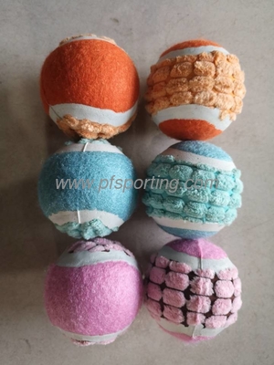 Rubber pet ball toys ball chew toys 2.5inch supplier
