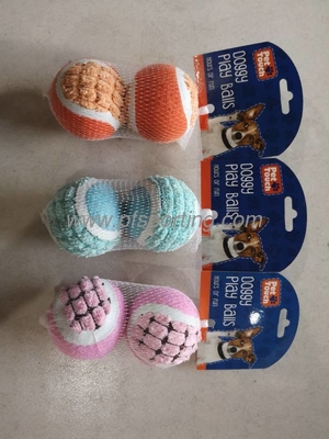 interactive ball dog tennis ball toy 3pack rubber ball toy training supplier